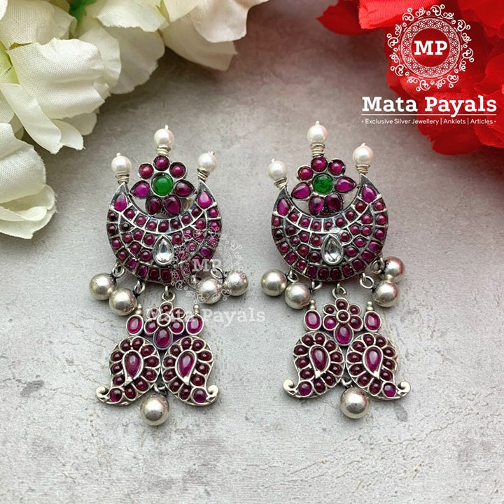 Arda Chandra Mango Oxidised Earing