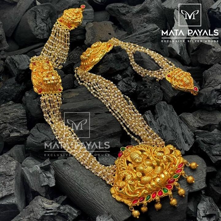 Aristocratic Devi Lakshmi Guttapusalu Necklace