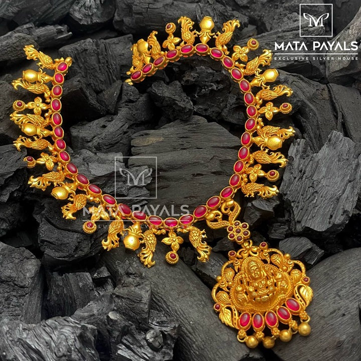 Ashta Kalsha Lakshmi Necklace