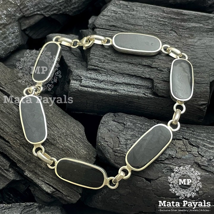 Attractive Black Silver Women’s Bracelet