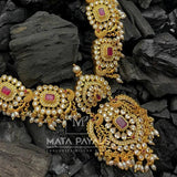 Attractive Guttapusalu Gold Plated Necklace