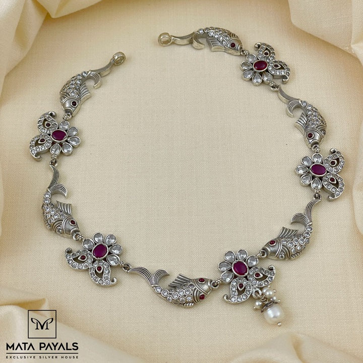 Ethnical Oxidised Necklace
