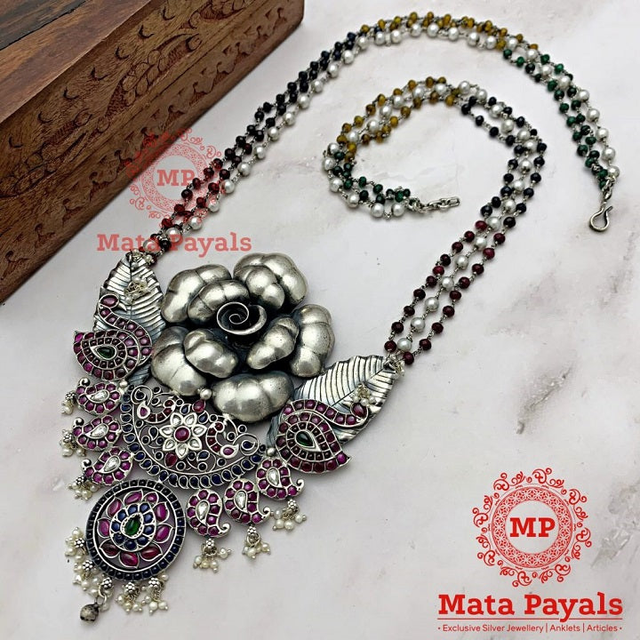 Audacious Vibrant Mandala Oxidised Hara