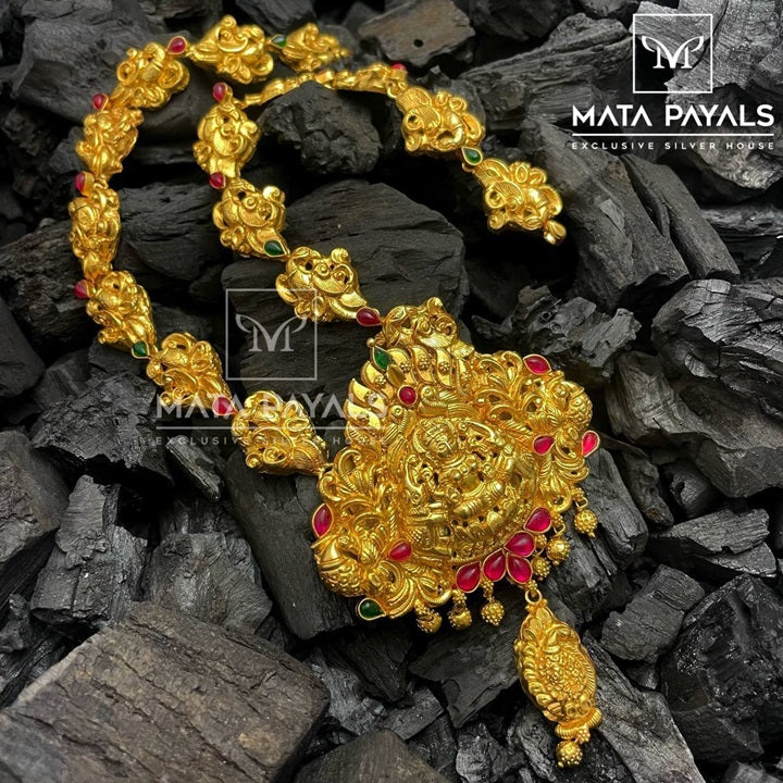 Auspicious Mayur Shri Lakshmi Necklace