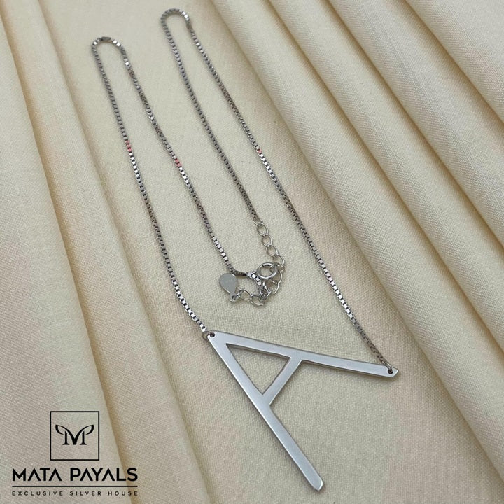 Awesome Letter “A” Pendant Chain