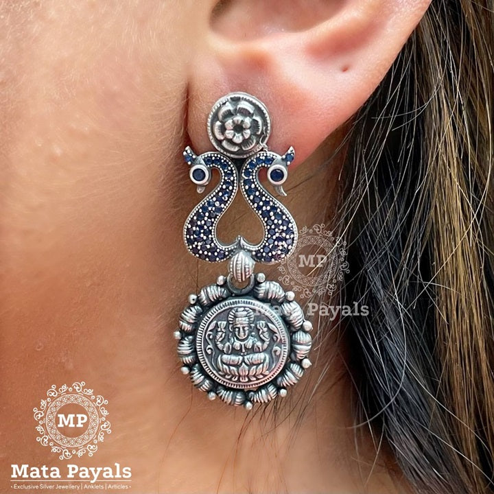 Beautiful Devi Lakshmi Mayur Earing