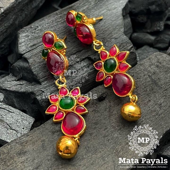 Beautiful Floral Gold Plated Earings