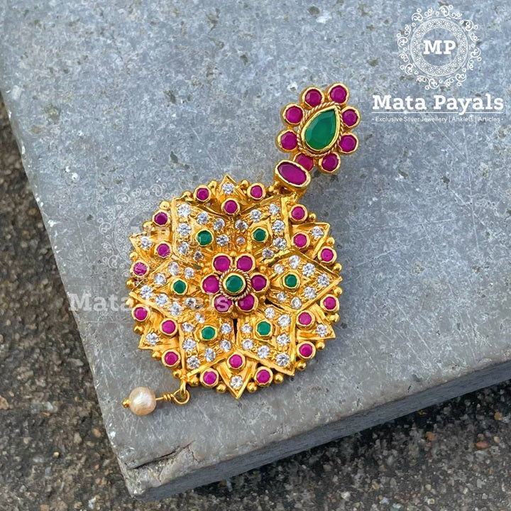 Beautiful Flower Gold Plated Pendant
