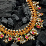 Beautiful Mango Guttapusalu Gold Plated Necklace
