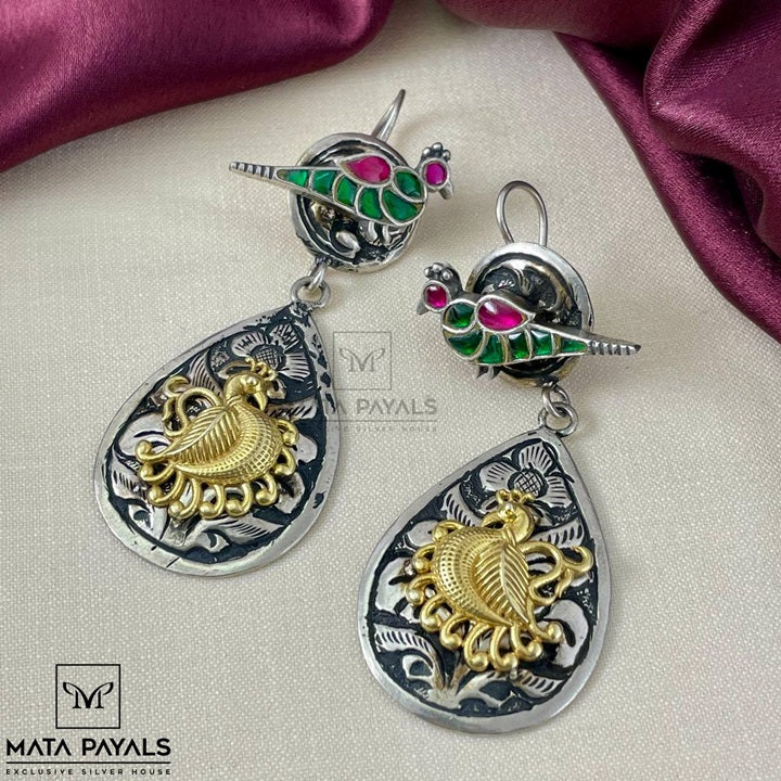 Bird Dual Plated Earing