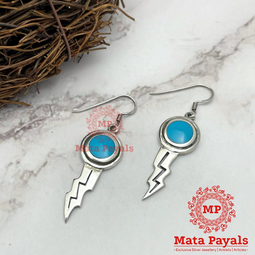Blazing Turquoise Earring