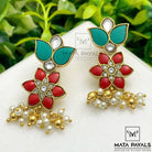 Blossomy Trendy Kundan Gold Plated Hanging