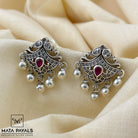 Vintage Cut Stone Studs