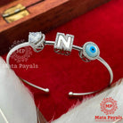 Charismatic ‘N’ Letter Silver Kada