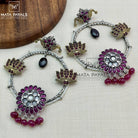 Charming Lotus Dual Plated Chandbali