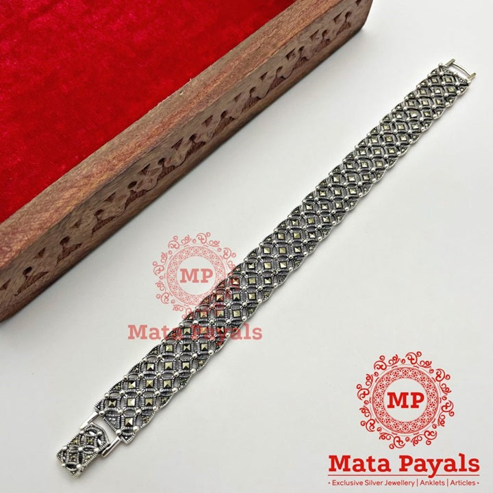 Chatai Swiss Marcasite Oxidised Bracelet