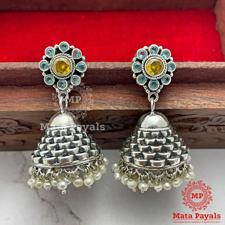 Classy Oxidised Jhumka
