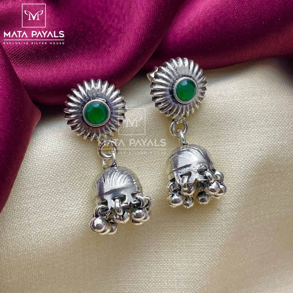 Compelling Chakra Temple Wear Jhumka
