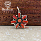Coral Flower Pendant