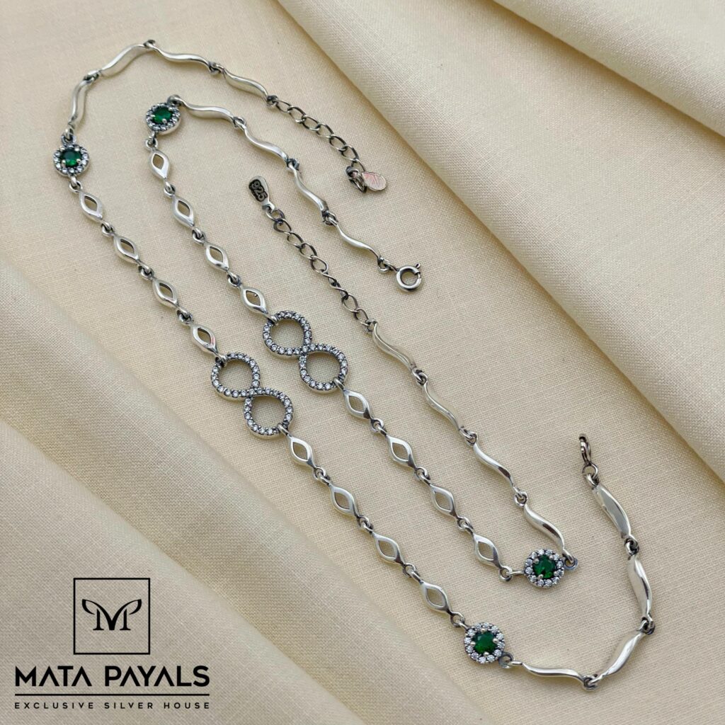Cute Zircon Infinite Anklet