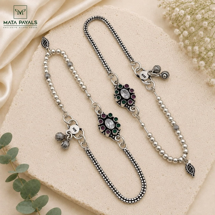 Pretty CutStone Anklet