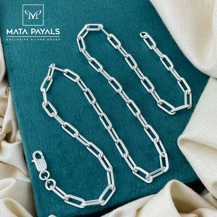 Interlinked Silver Neckchain