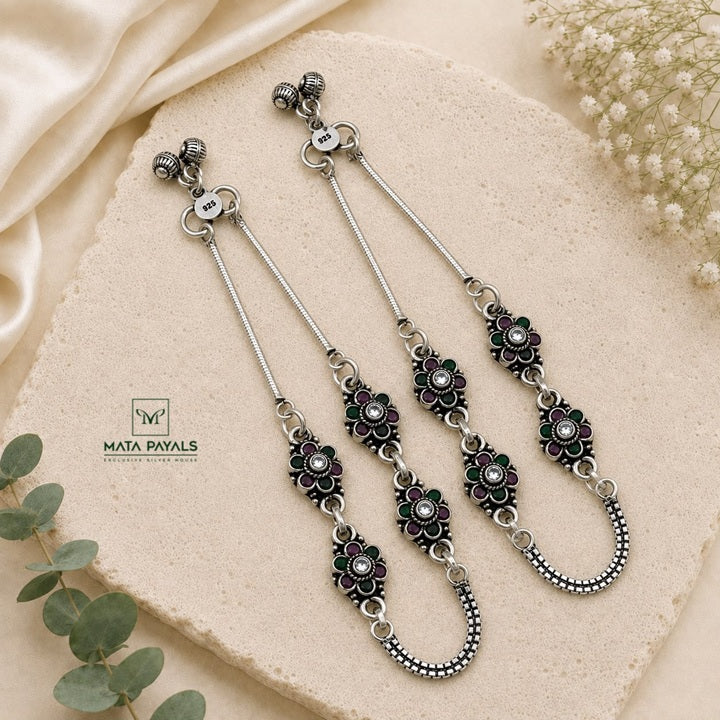 Gorgeous Cut Stone Anklet