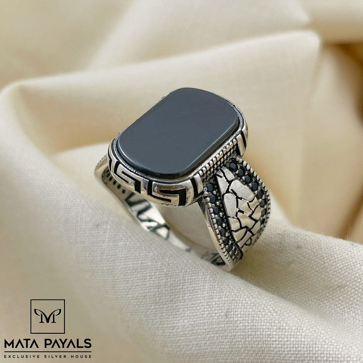 Black Stone Ring