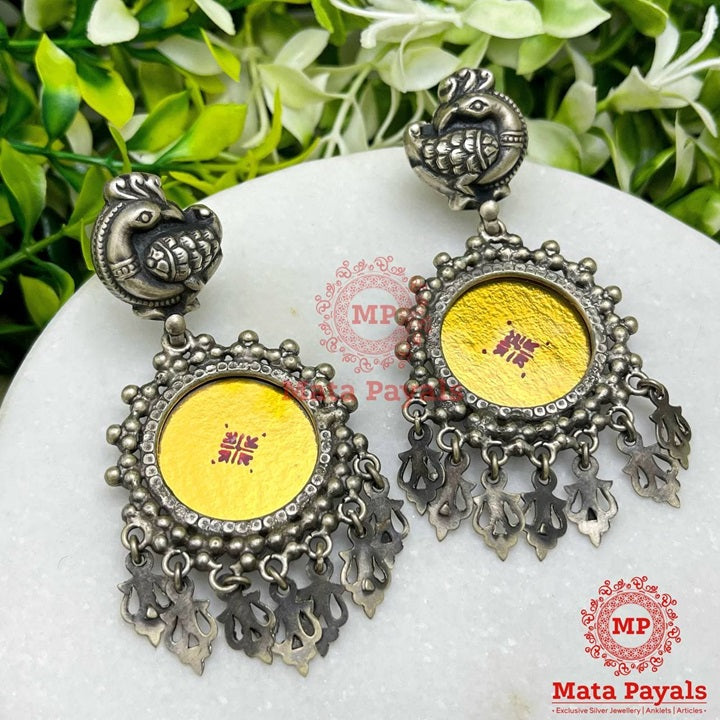 Dazzling Mayuri Oxidised Earing