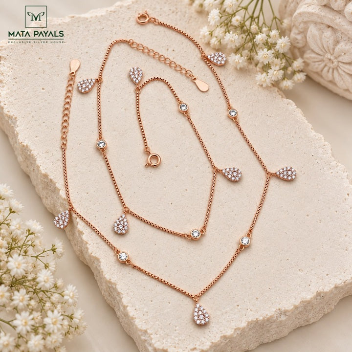 Trendy Rose Gold Leg Chain