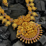 Divine Lakshmi Temple Long Necklace