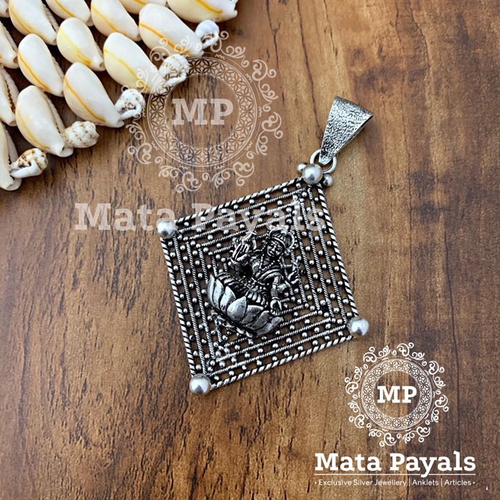 Diamond Shaped Lakshmi Pendant