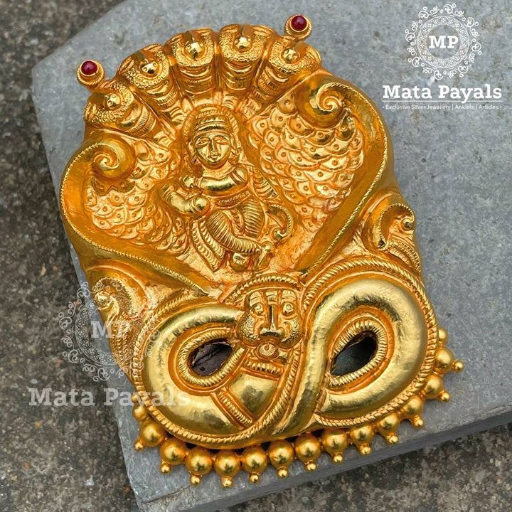 Divine Gold Plated Nakshi Pendant