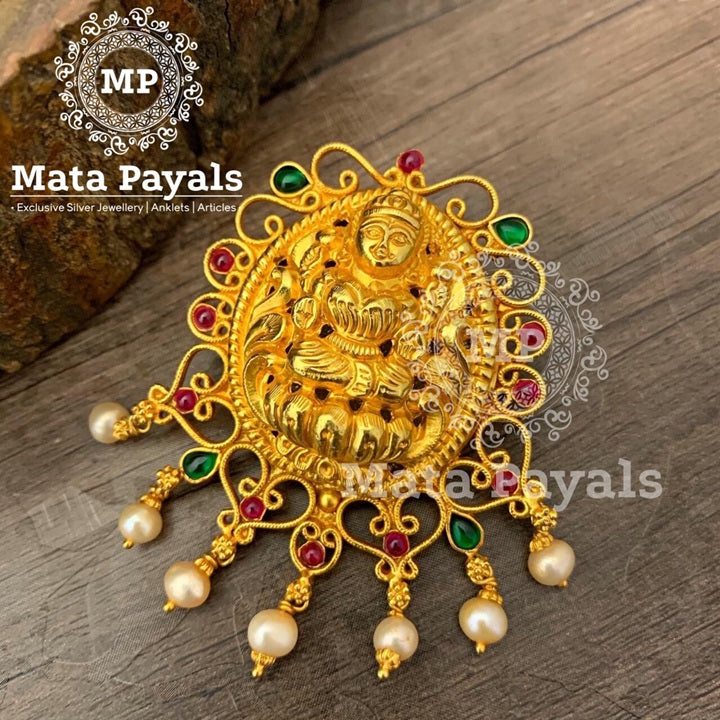 Divine Temple Laxmi Pendant