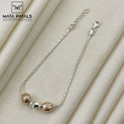 Dual Toned Beads Bracelet