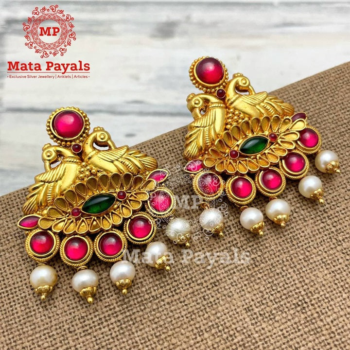 Dyad Peacock Dazzling Chandbali