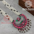 Electrifying Moti Floral Long Hara