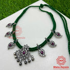 Elegance Mango Oxidised Thread Necklace