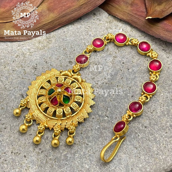 Elegant R&G Gold Plated Mangtika