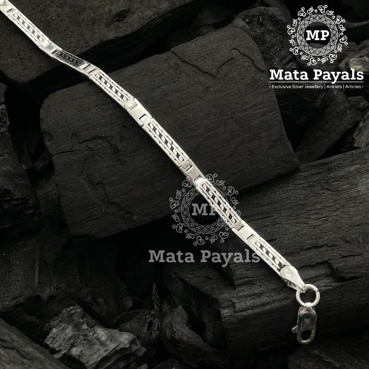 Elegant Silver Oxidised Bracelet