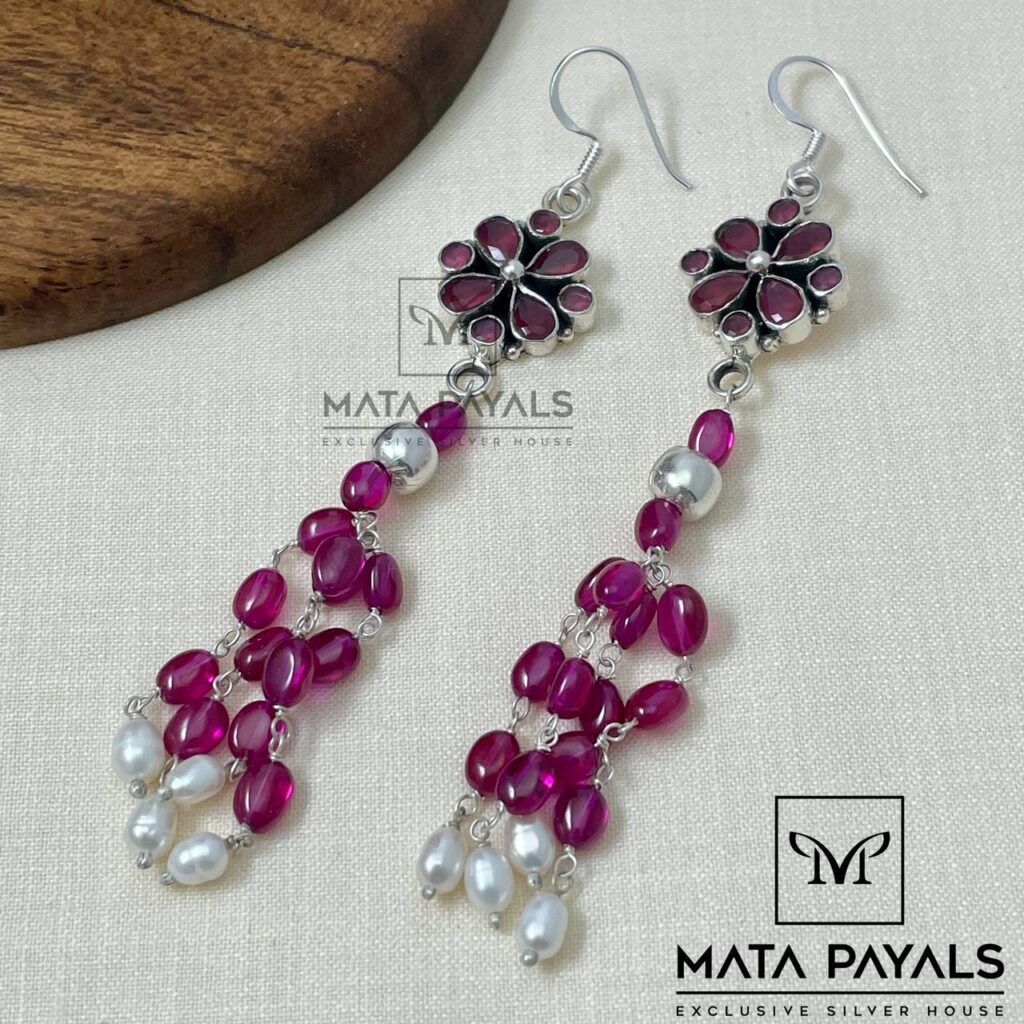 Elevated Oxidised Chandbali