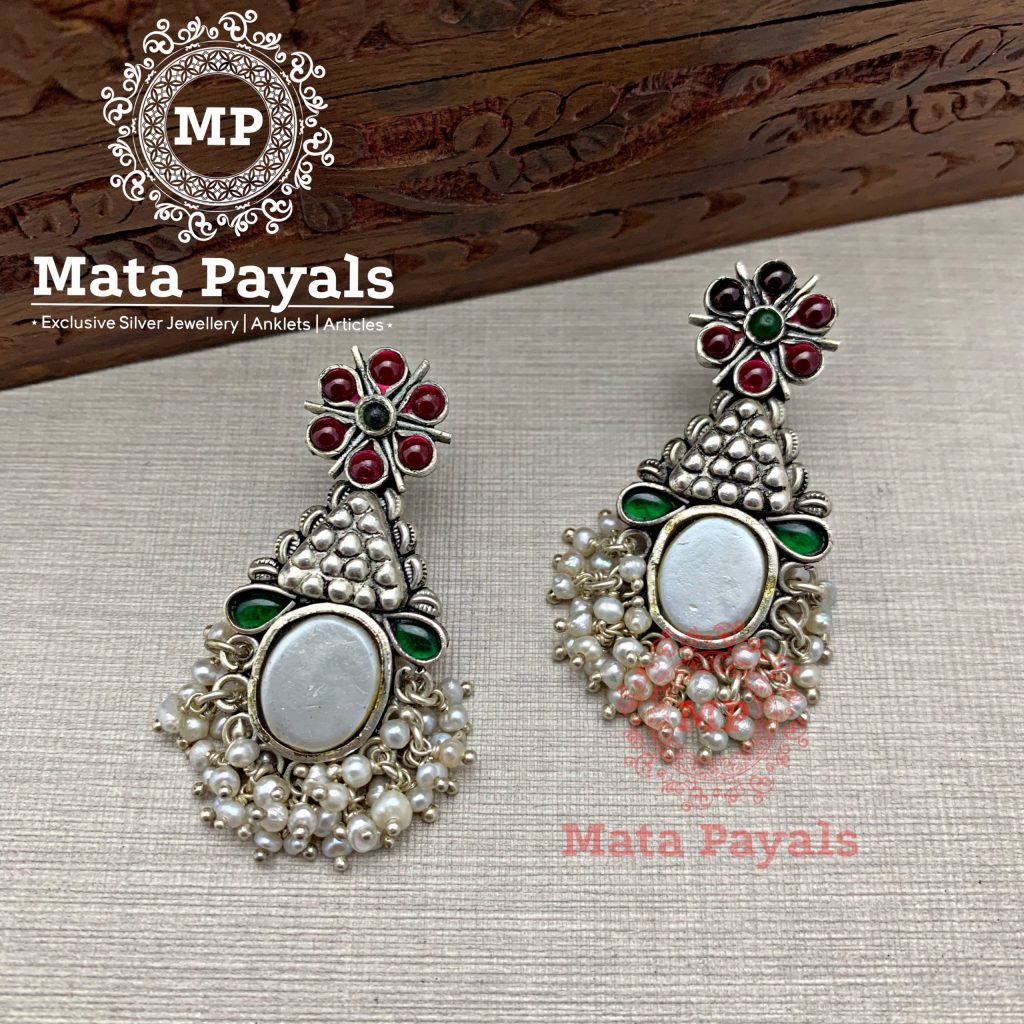 Ethereal Floral Chandbali