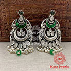 Euphoric Green Kundan Chandbali