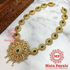 Exceptional Floral Gold Plated Necklace