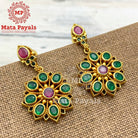 Exquisite Greeny Floral Earing