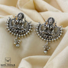 Divine Lakshmi Oxidised Studs