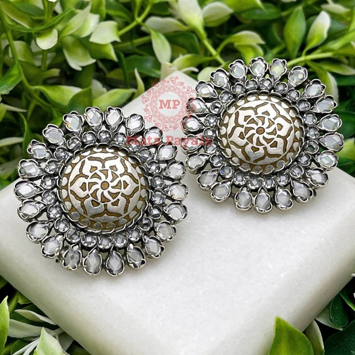 Fabulous Mandala Meenakari Stud