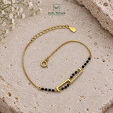 Trendy Gold Polish Bracelet