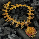 Fascinating Mango Peacock Necklace