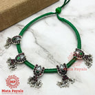 Fascinating Oxidised Silver Choker